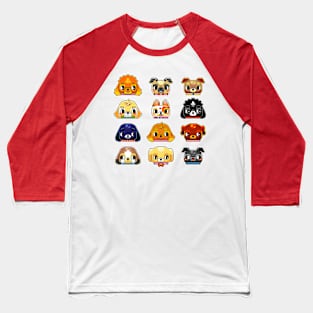 pixel dogs Baseball T-Shirt